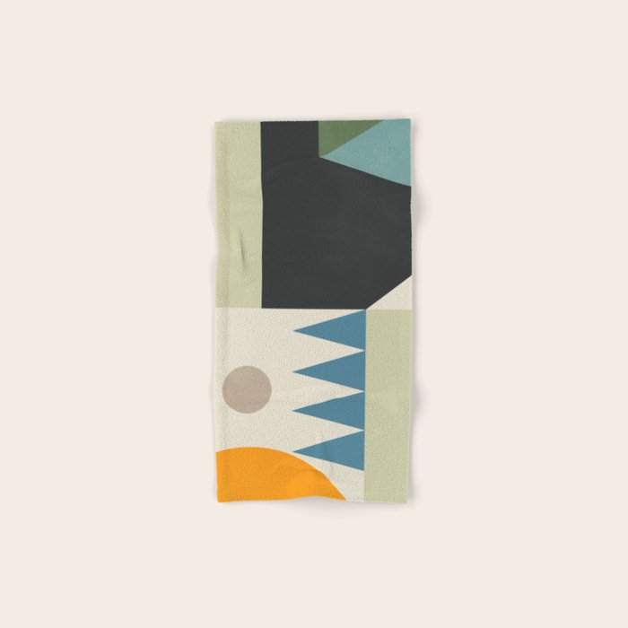 Abstract Geometric Shapes 26 Bath Towel Gallery Image 1