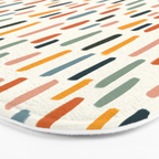 Rainbow Confetti Pattern Bath Mat Gallery Image 3