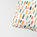 Rainbow Confetti Pattern Pillow Sham Gallery Image 4