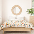Rainbow Confetti Pattern Duvet Cover Gallery Image 3