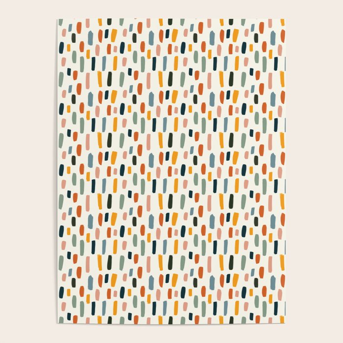 Rainbow Confetti Pattern Poster Gallery Image 1