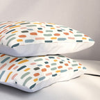 Rainbow Confetti Pattern Pillow Sham Gallery Image 3