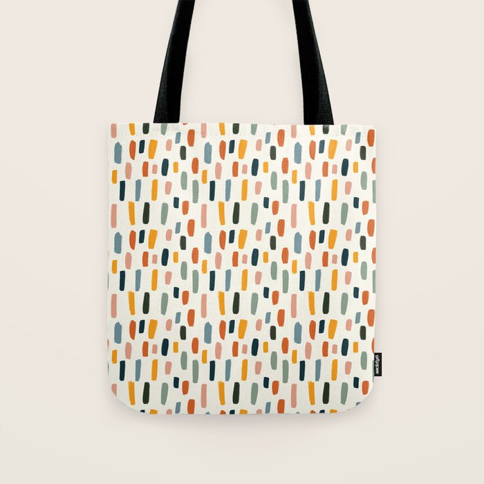 Rainbow Confetti Pattern Tote Bag Gallery Image 1