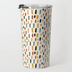 Rainbow Confetti Pattern Travel Mug Gallery Image 3