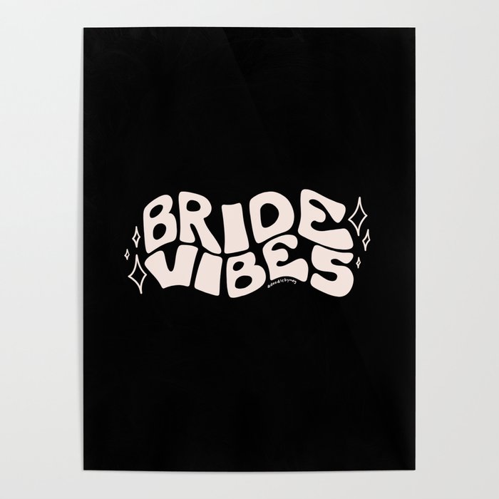 Bride Vibes in Cream Poster Gallery Image 4