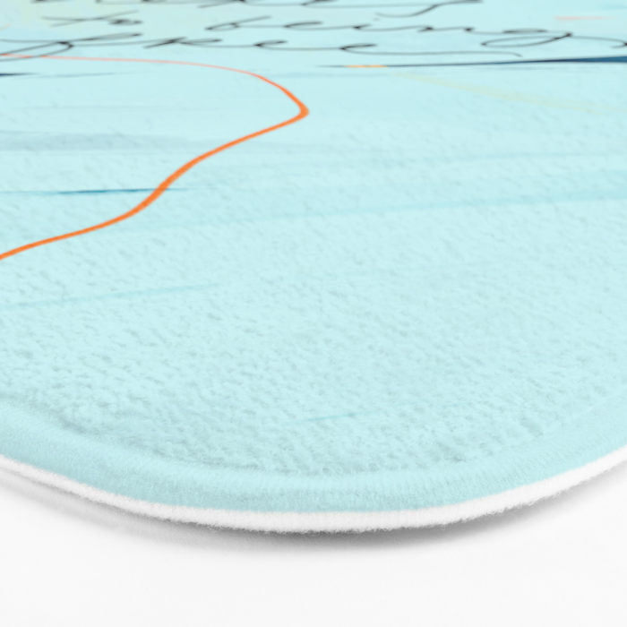 "Here's To Being Free." Bath Mat Gallery Image 3