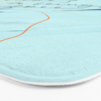 "Here's To Being Free." Bath Mat Gallery Image 3