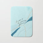"Here's To Being Free." Bath Mat Gallery Image 1