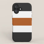 Accent (Black & Rust) iPhone Case Gallery Image 1