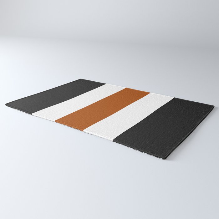 Accent (Black & Rust) Rug Gallery Image 3