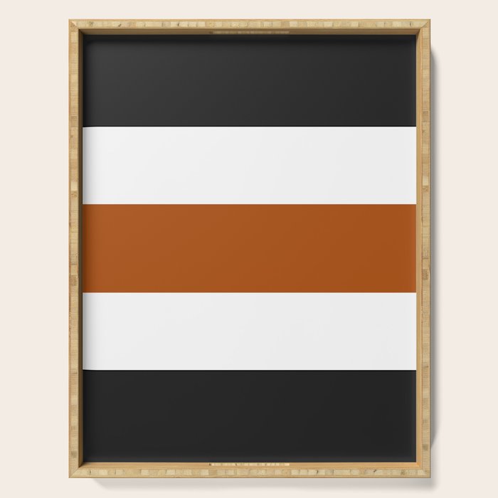 Accent (Black & Rust) Serving Tray Gallery Image 1