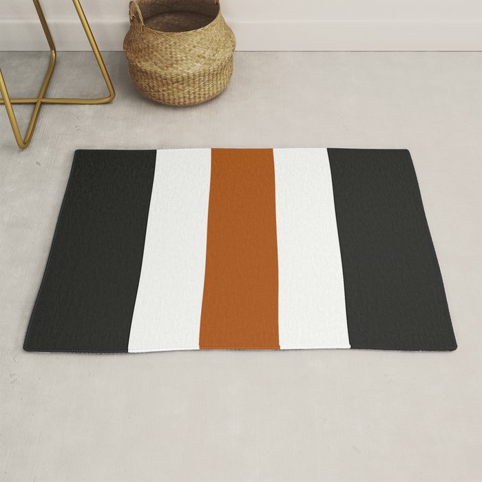 Accent (Black & Rust) Rug Gallery Image 1