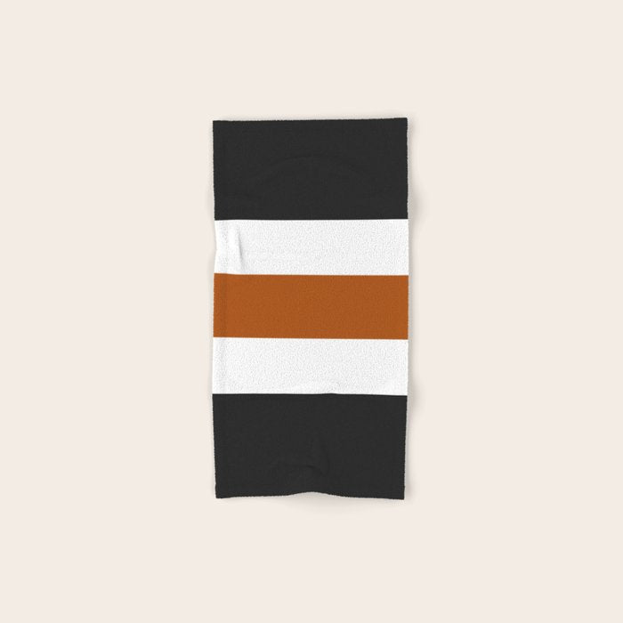 Accent (Black & Rust) Bath Towel Gallery Image 1