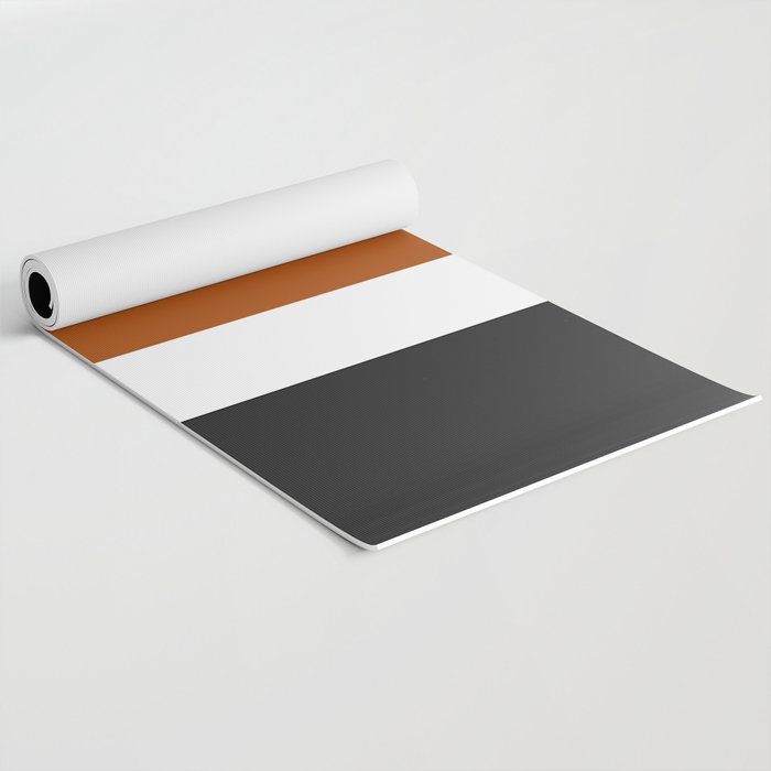 Accent (Black & Rust) Yoga Mat Gallery Image 2