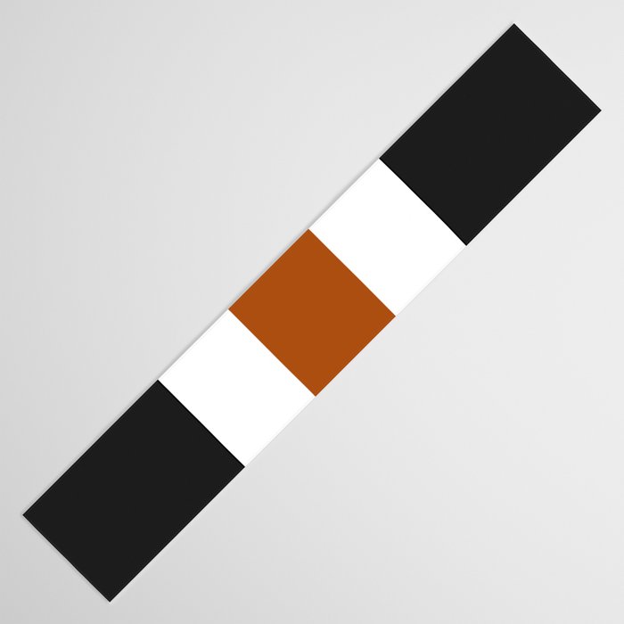 Accent (Black & Rust) Table Runner Gallery Image 3