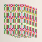  Woven Checks and Stripes - Festive Multi Wrapping Paper Gallery Image 3