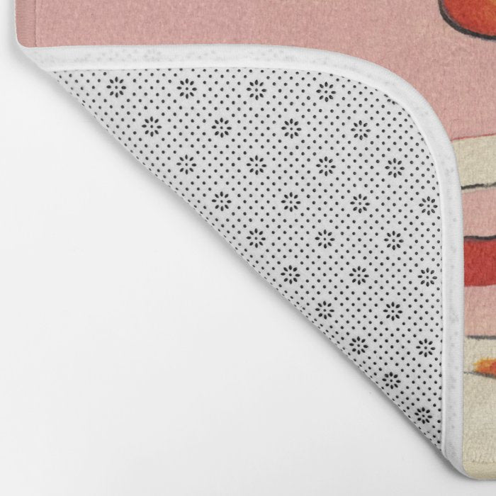 The apple makes bunny happy Bath Mat Gallery Image 2