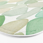 Sea Glass Collection - Soft Pastels Bath Mat Gallery Image 3