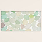 Sea Glass Collection - Soft Pastels Desk Mat Gallery Image 3