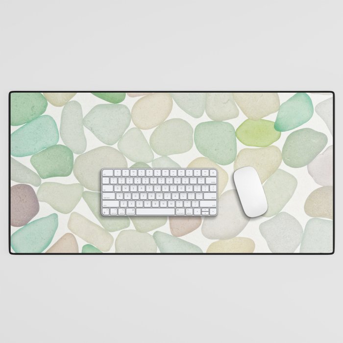Sea Glass Collection - Soft Pastels Desk Mat Gallery Image 1