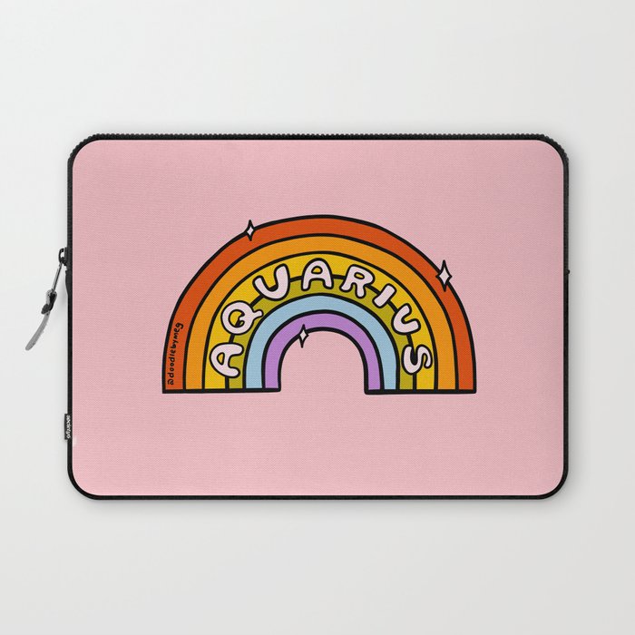 Aquarius Rainbow Laptop Sleeve Gallery Image 1