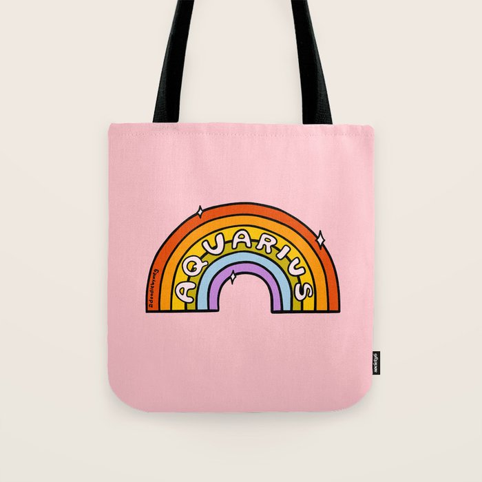 Aquarius Rainbow Tote Bag Gallery Image 1
