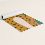 The Stare: Marigold Cheetah Yoga Mat Gallery Image 2
