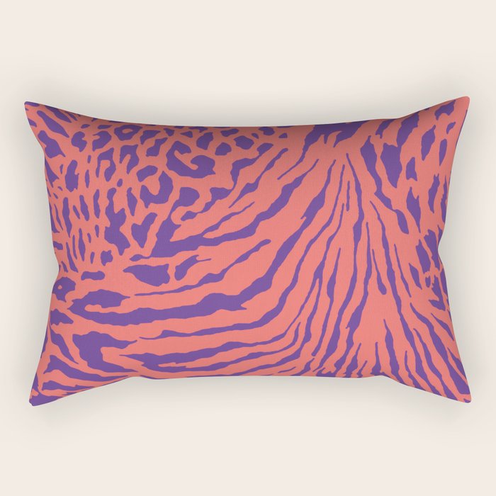 Untamed Blaze Rectangular Pillow Gallery Image 1