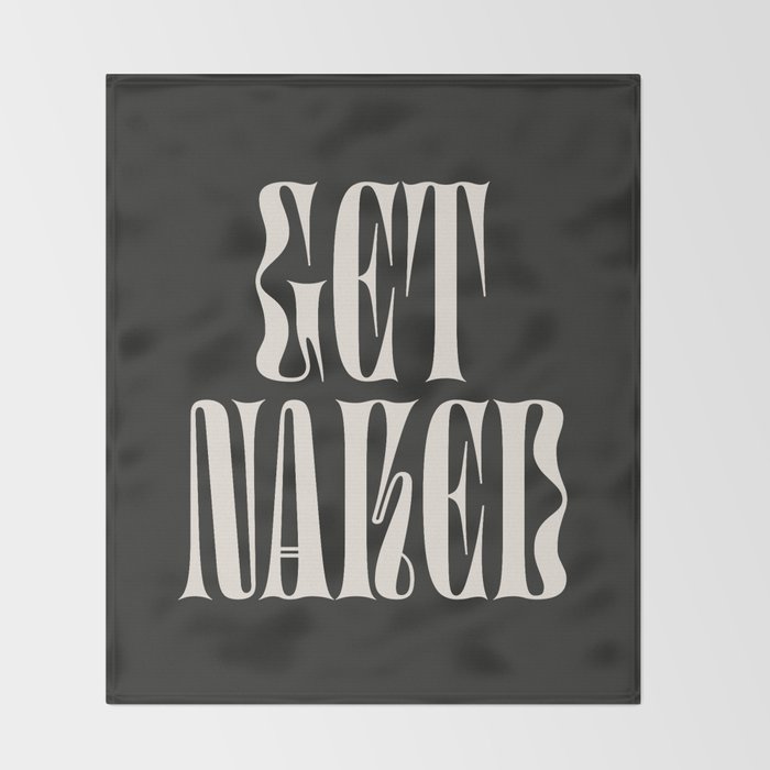 Get Naked: Night Edition Throw Blanket Gallery Image 2