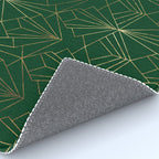 Art Deco in Emerald Green - Large Scale Rug Gallery Image 4
