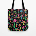 Rainbow Mushrooms Tote Bag Gallery Image 1