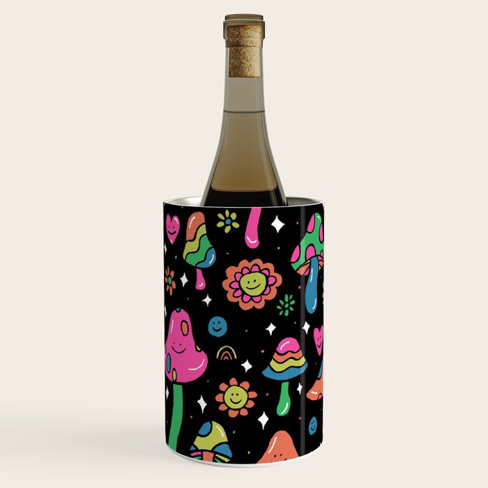 Rainbow Mushrooms Wine Chiller Gallery Image 1