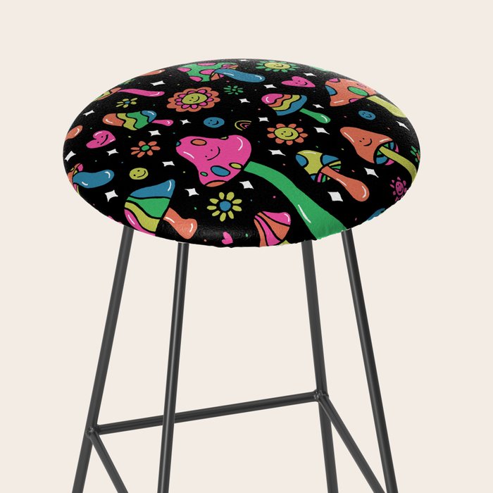 Rainbow Mushrooms Stool Gallery Image 2