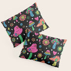 Rainbow Mushrooms Pillow Sham Gallery Image 3
