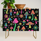 Rainbow Mushrooms Credenza Gallery Image 1