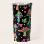 Rainbow Mushrooms Travel Mug Gallery Image 2