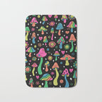 Rainbow Mushrooms Bath Mat Gallery Image 1