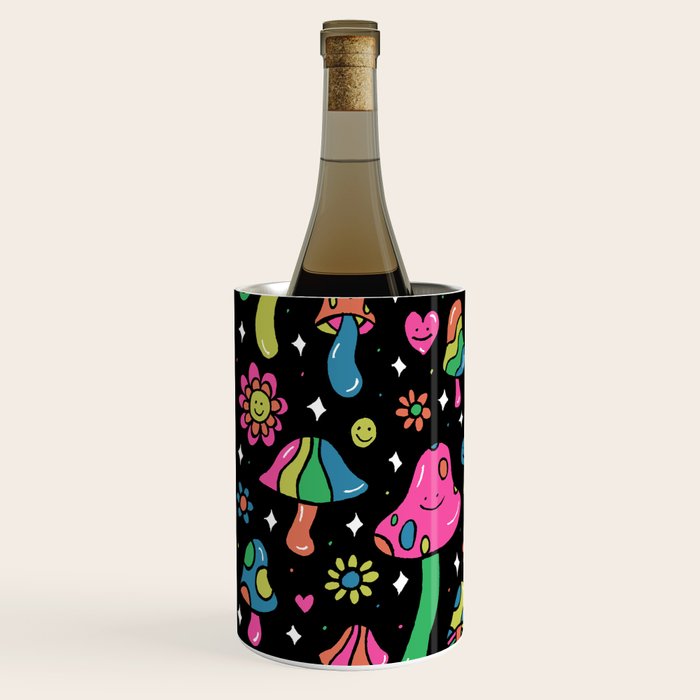 Rainbow Mushrooms Wine Chiller Gallery Image 2
