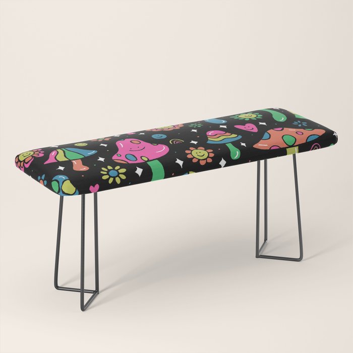 Rainbow Mushrooms Bench Gallery Image 1