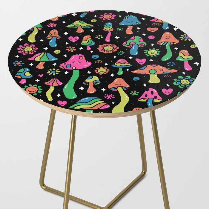 Rainbow Mushrooms Side Table Gallery Image 2