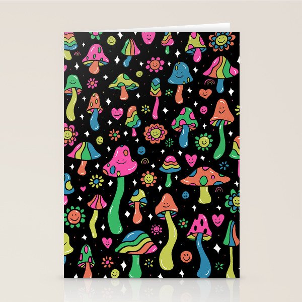 Rainbow Mushrooms Stationery Card Gallery Image 2