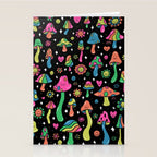 Rainbow Mushrooms Stationery Card Gallery Image 2