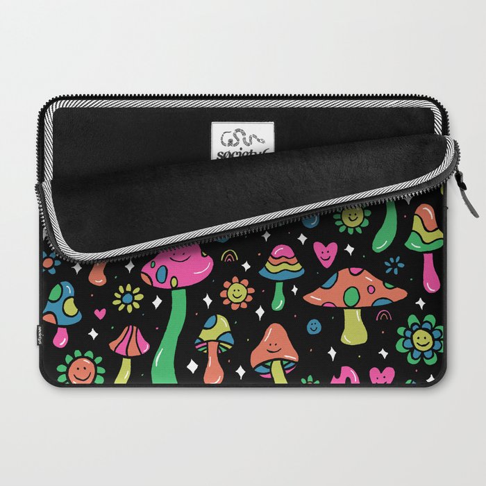 Rainbow Mushrooms Laptop Sleeve Gallery Image 2
