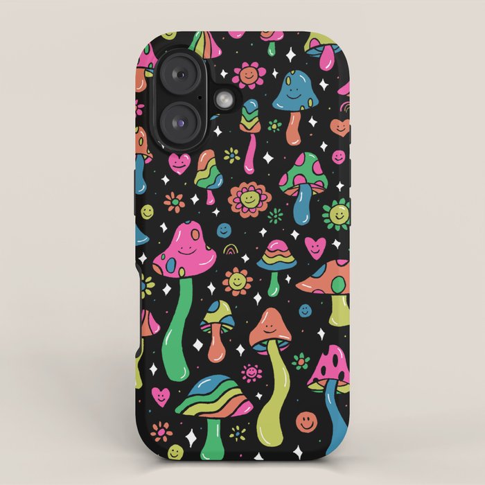 Rainbow Mushrooms iPhone Case Gallery Image 1