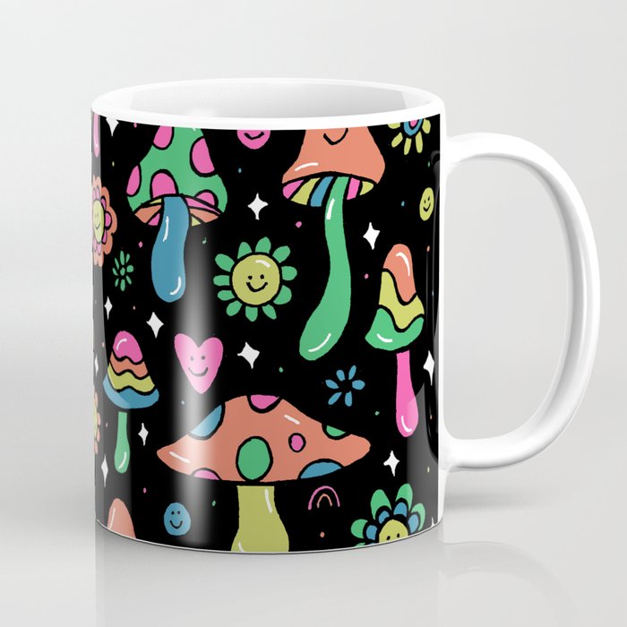 Rainbow Mushrooms Coffee Mug Gallery Image 1
