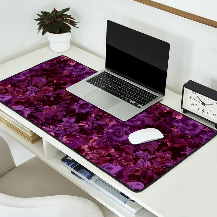 Viva Magenta 18-1750 Pantone's Color of the Year 2023 Desk Mat Gallery Image 2