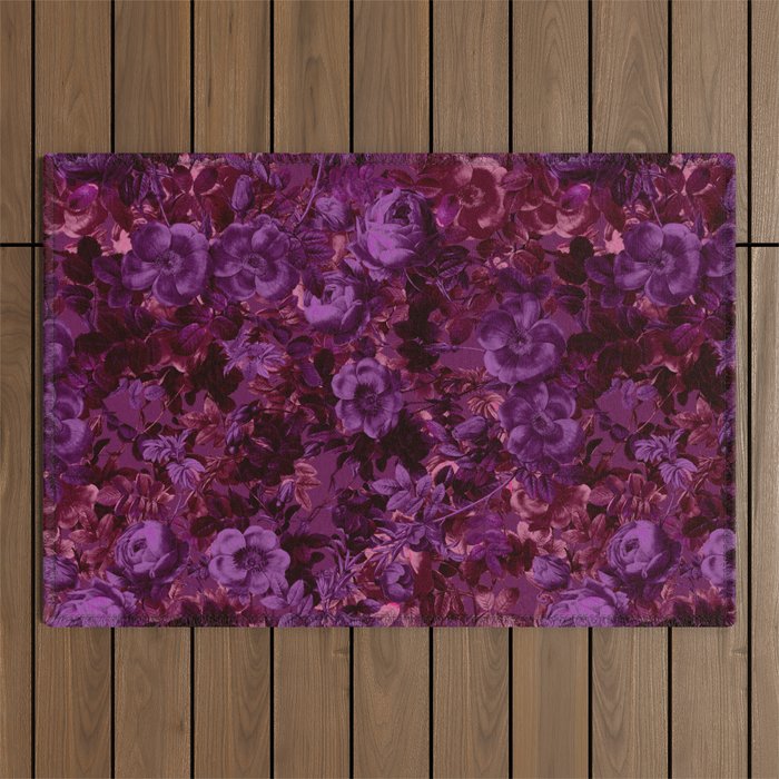 Viva Magenta 18-1750 Pantone's Color of the Year 2023 Outdoor Rug Gallery Image 1