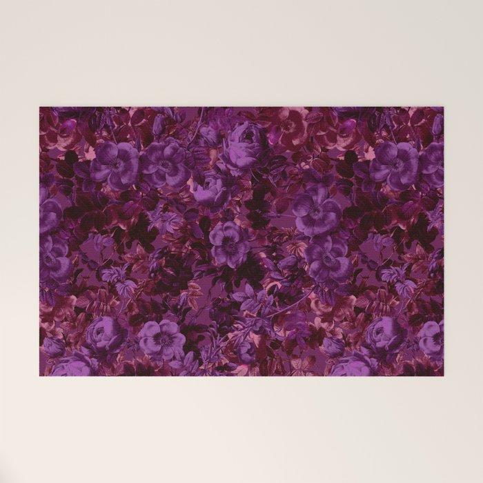 Viva Magenta 18-1750 Pantone's Color of the Year 2023 Welcome Mat Gallery Image 1