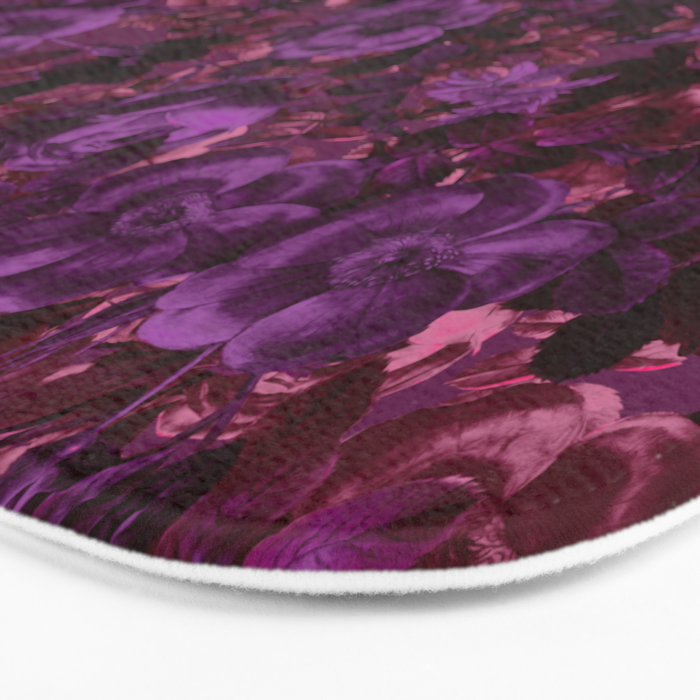 Viva Magenta 18-1750 Pantone's Color of the Year 2023 Bath Mat Gallery Image 3