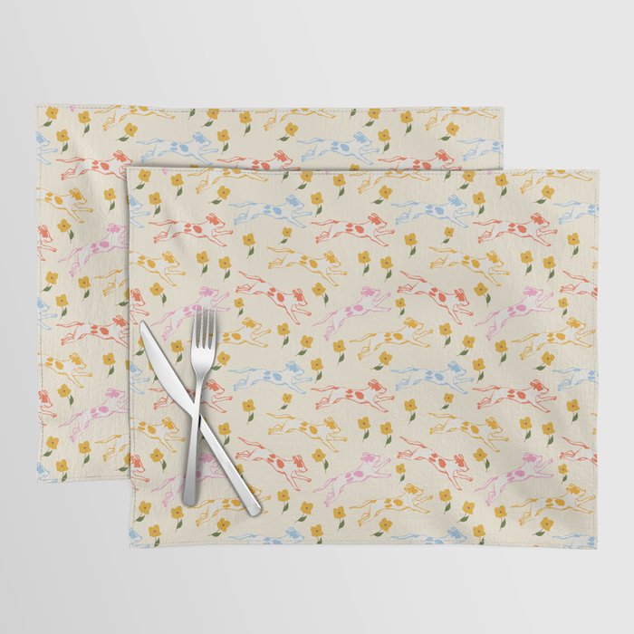 Colorful Puppies Placemat Gallery Image 1